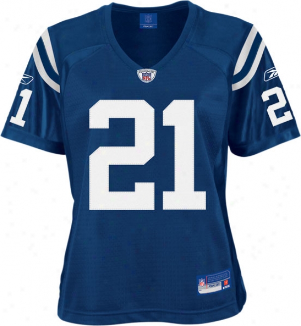 Bob Sanders Blue Reebok Premier Indianapolis Colts Women's Jersey