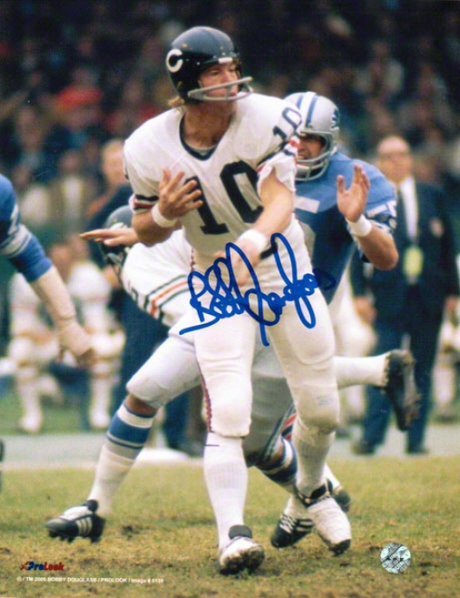 Bobby Douglass Chicag oBears Autographed 8x10 Photo Follow Through