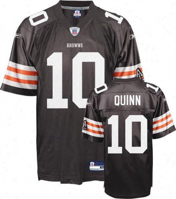 Brady Quinn Reebok Nfl Brown Replica Cleveland Browns Youth Jersey