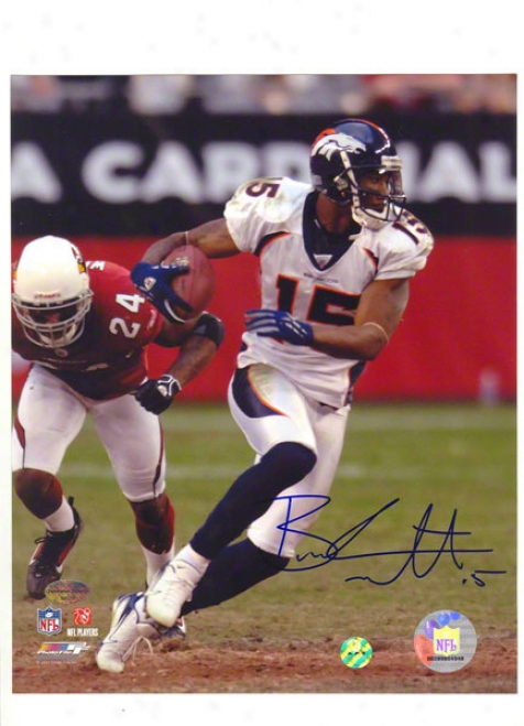 Brandon Marshall Autographed Denver Broncos 8x10 Photo