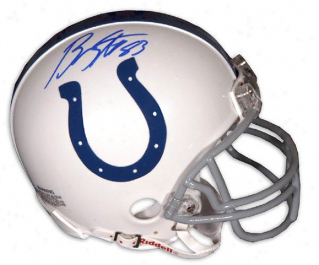 Brandon Stokley Indianapolis Colts Autographed Mini Helmet