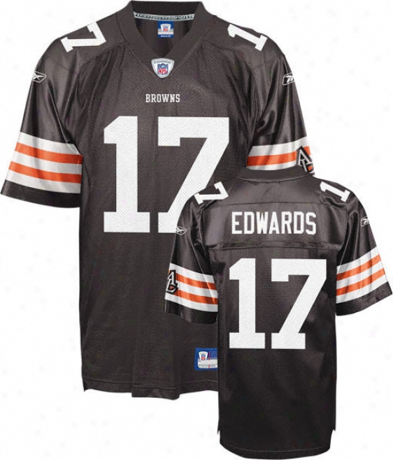 Braylon Edwards Reebok Nfl Brown Replica Cleveland Browns Youth Jersey