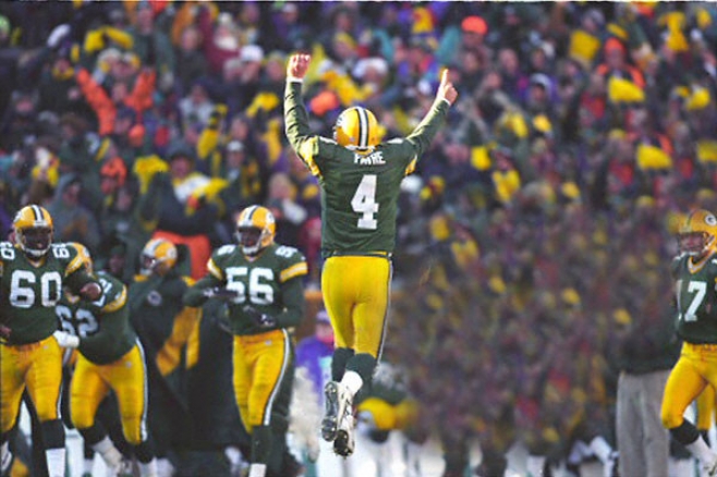 Brett Favre Green Bay Packers - Celebration - 16x20 Portrait