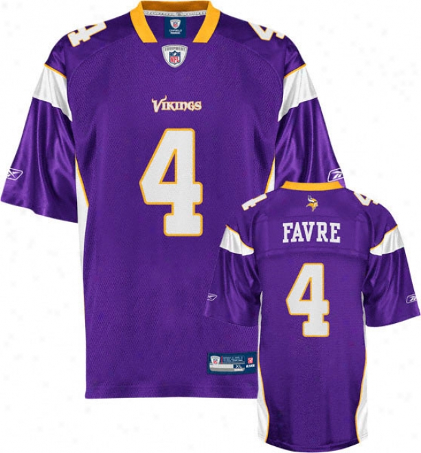 Brett Favre Purple Reebok Nfl Replica Minnesota Vikings Toddler Jersey