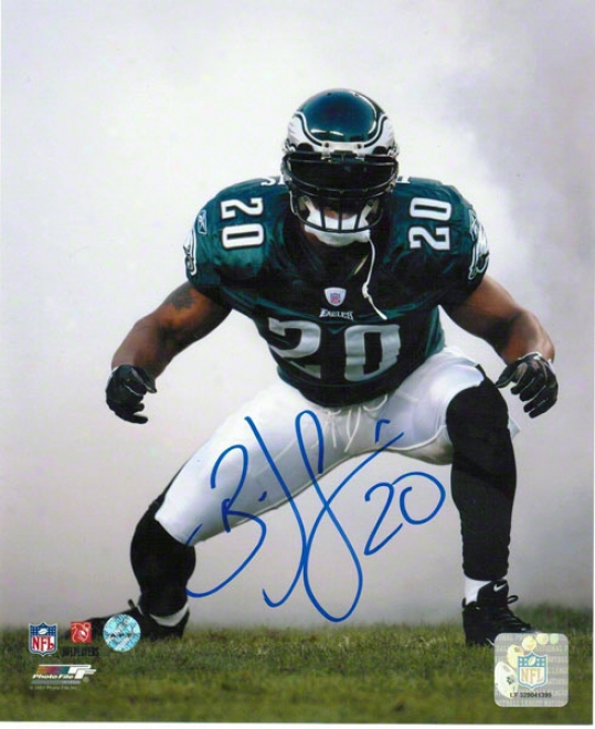 Brian Dawkins Philadelphia Eagles Autographed 8x10 Photo Burn