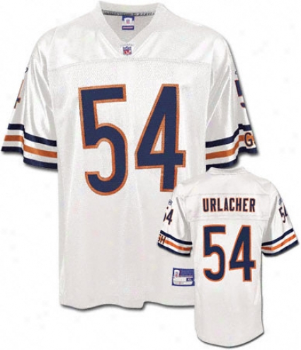 Brian Urlacher Jersey: Reebok White Replica #54 Chicago Bears Jersey