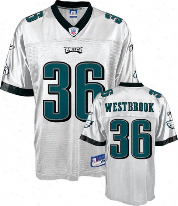 Brian Westbrook Youth Jersey: Reebok White Replica #36 Philadelphia Eagles Jersey