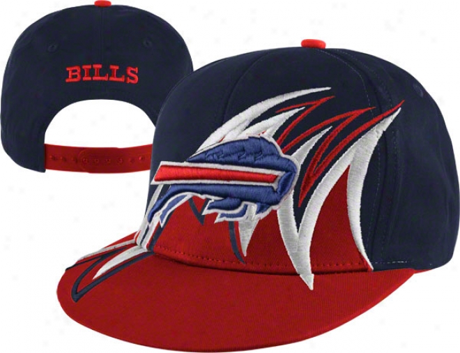 Buffalo Bills 2 Tone Reverse Slash Snapback Hat