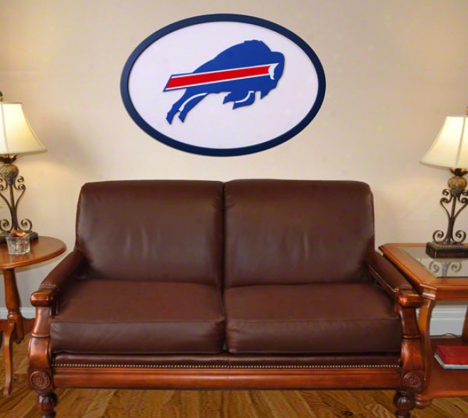 Buffalo Bills 46 Inch Logo Wall Art