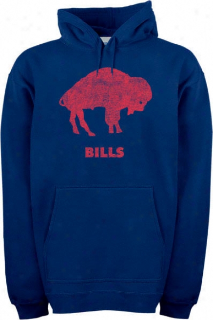 Buffalo Bills -Pedantic - Classic Nfl Throwback Logo Hooded Sweatshirt