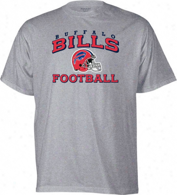 Buffalo Bills -grey- Stacked Helmet T-shirt