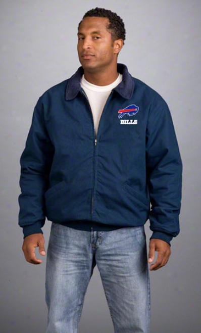 Buffalo Bills Jacket: Navy Reebok Saginaw Jacket
