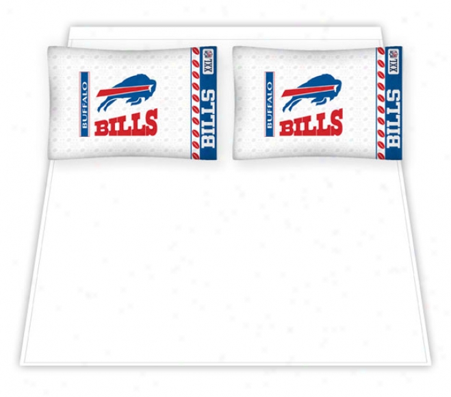 Buffalo Bills Miceo Fiber Queen Sheet Set