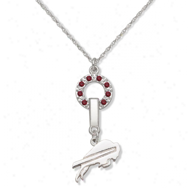 Buffalo Bills Mvp Crystal Necklace