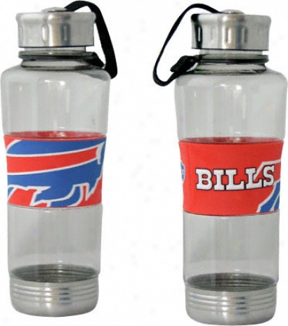 Buffalo Bills Water Bottle: 24oz Polycarb Supply with ~  Bottle