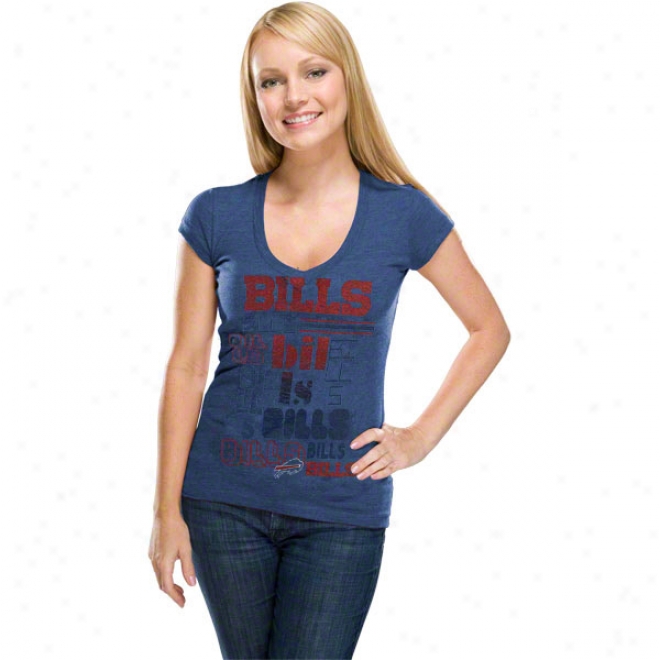 Buffalo Bills Women's Victory Play Iii Navy T-shirt