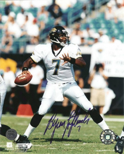 Byron Leftwich Jacksonville Jaguars - Full Bpdy Powe - 16x20 Autographed Photograph