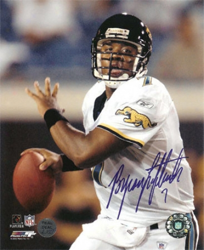 Byron Leftwich Jacksonville Jaguars - Waist Up Poxe - 8x10 Autographed Photograph