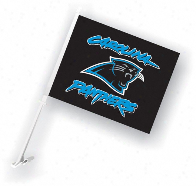 Carolina Panthers 11x18 Double Sided Car Flag - Place Of 2