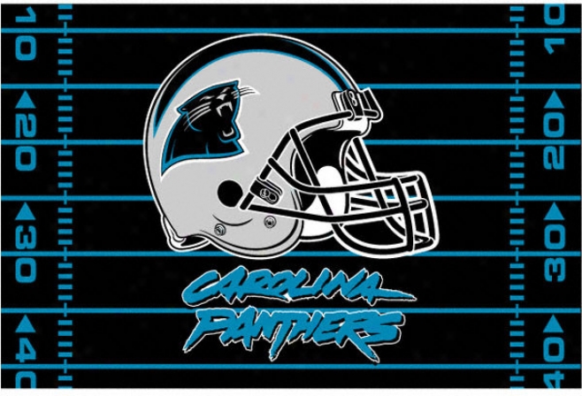 Carolina Panthers 39x59 Acryliv Tufted Rug