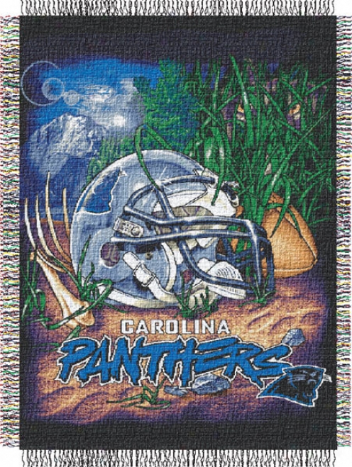 Carolina Panthers 48x60 Home Field Advantage Tapwstry Throw