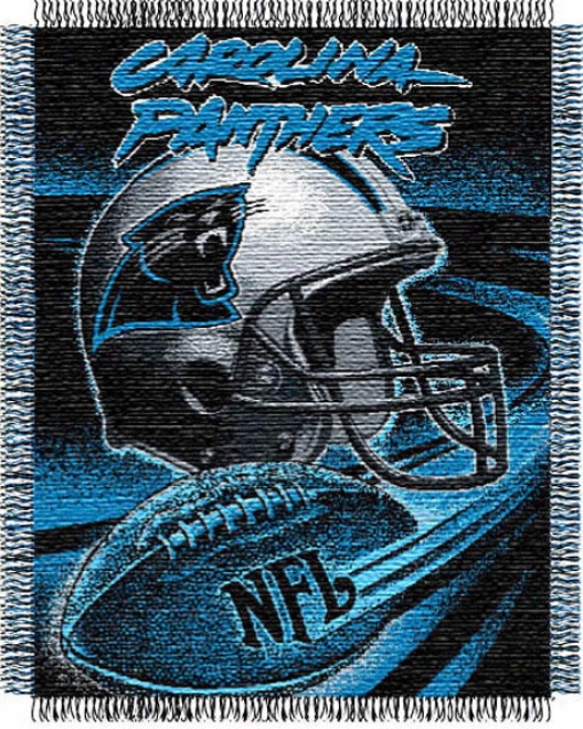 Carolina Panthers 48x60 Spiral Triple Woven Jacquard Throw