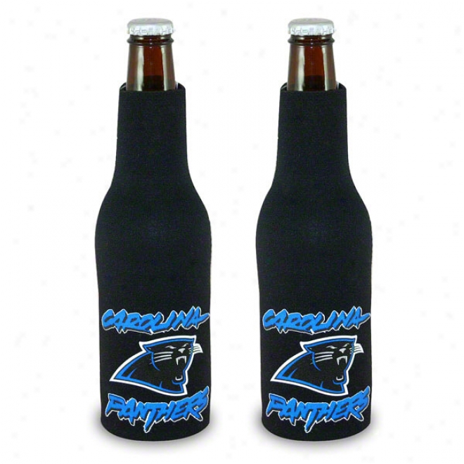 Carolina Panthers Bottle Koozie 2-pack