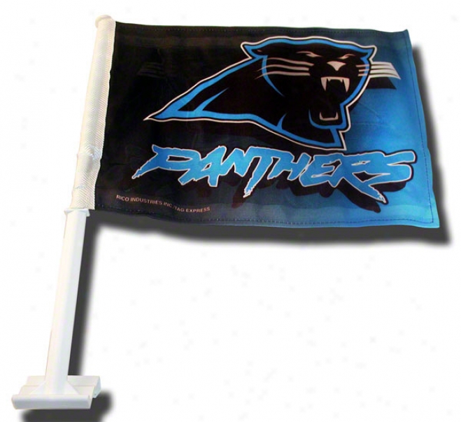 Carolina Panthers Car Flag