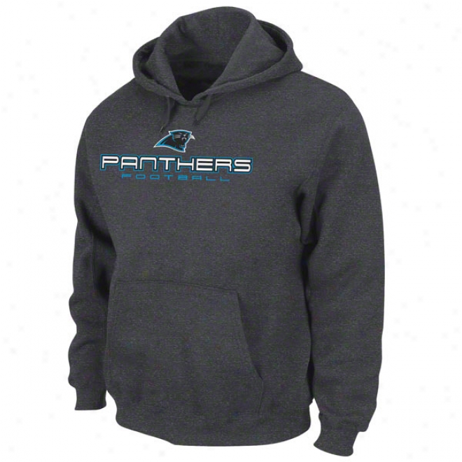 Carolina Panthers Charcoal First And Goal Iv Hooded Sweatshirt