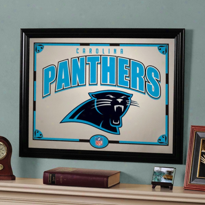 Carolina Panthers Framed Mirror