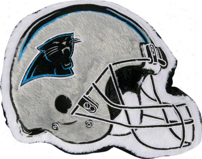 Carolina Panthers Furry Helmet Pillow