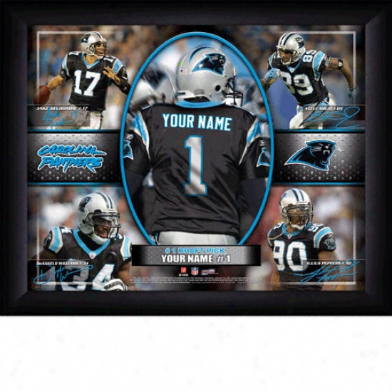 Carolina Panthers Personalized Action Colage Print