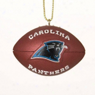 Carolina Panthers Resin Football Decorate