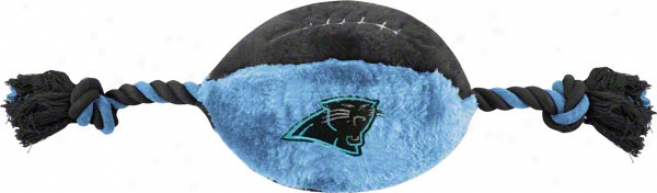 Carolina Panthers Rope Plush Dog Toy