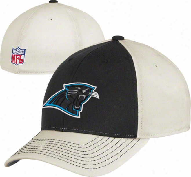 Carolina Panthers Throwback Hat: Vintage Strjctured Flex Hat