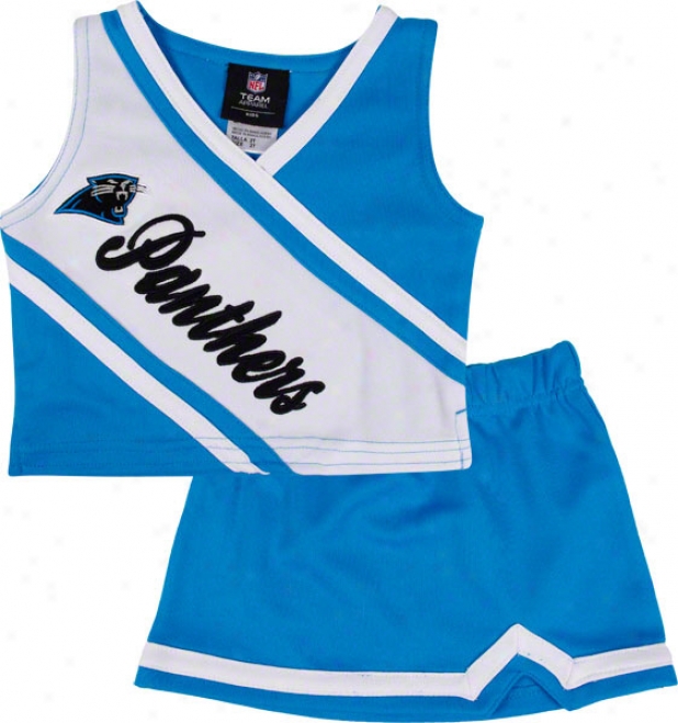 Carolina Panthers Toddler 2-piece Cheerleader Set