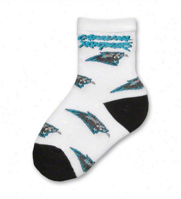 Carolina Panthers Toddler Light Blue Nfl Socks