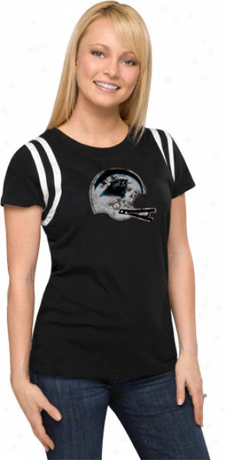 Carolina Panthers Women'w Vintage Helmet Jersey Tee