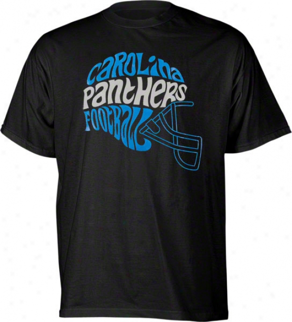 Carolina Panthers Youth Skewed Helmet T-shirt