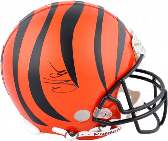 Chad Johnson Autographed Pro-line Helmet  Details: Cincinnati Bengals, Authentic Rirdell Helmet