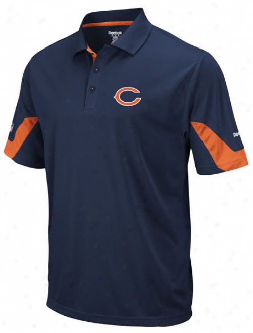 Chicago Bears 2010 Navy Sideline Team Polo Shirt