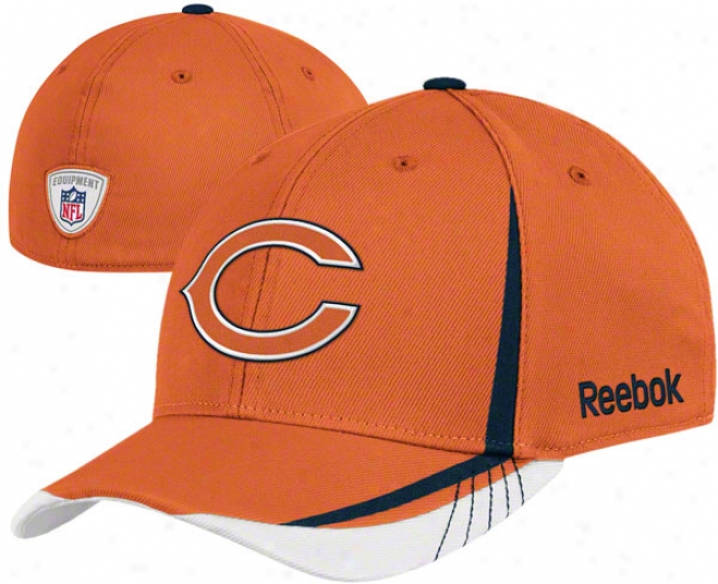 Chicago Bears 2011 Nfl Detach Orange Flex Hat