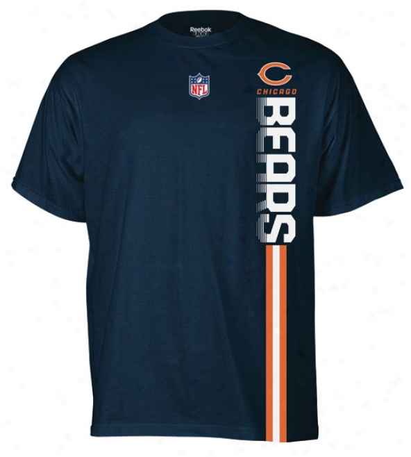 Chicago Bears 2011 Sideline Power Left Navy T-shirt