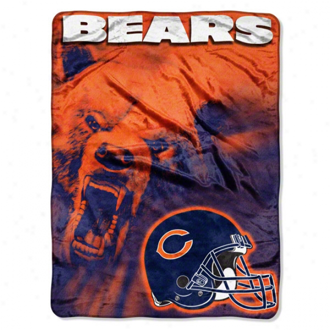 Chicago Bears 60x80 Aggression Raschel Throw