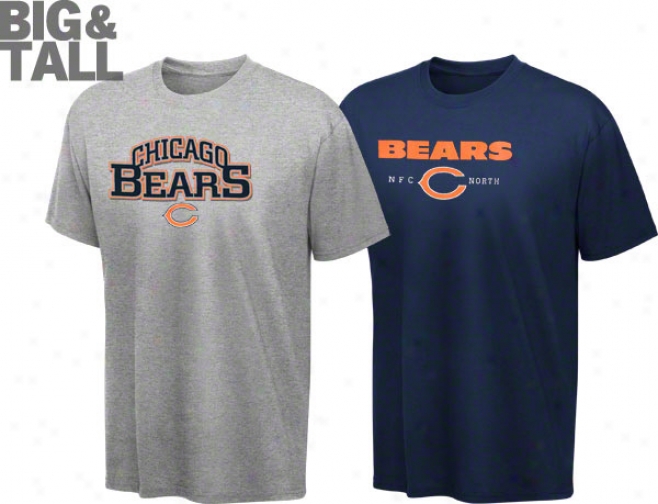 Chicago Bears Big & Tall Blitz 2-tee Combo Gang