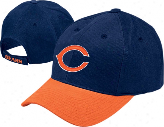 Chicago Bears Bl Brushed Adjustable Hat