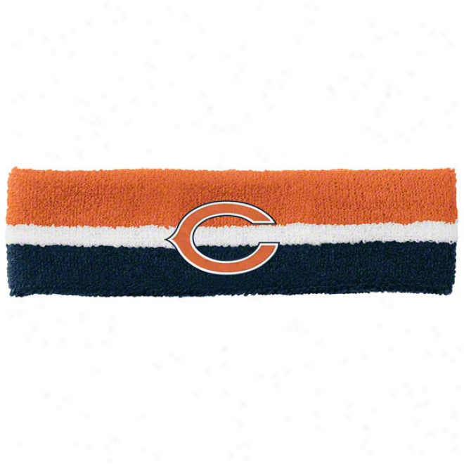 Chicago Bears Headband: Striped Headband