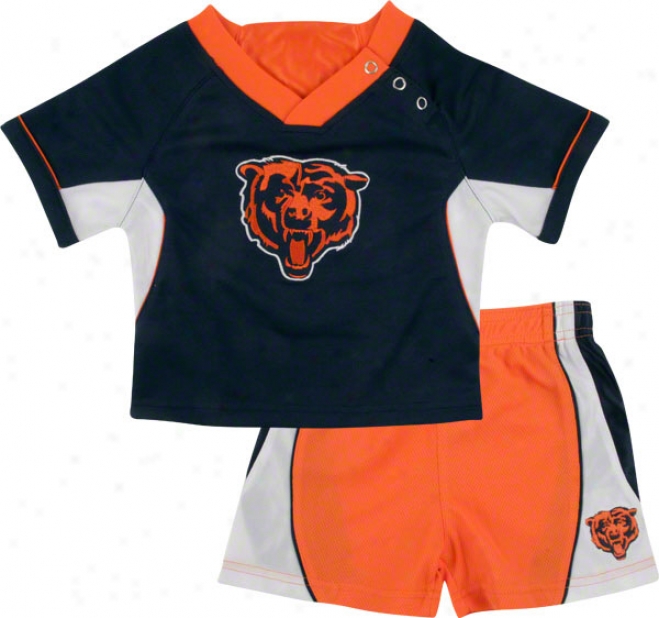 Chicago Beas Infant Raglan Crew Shirt And Shorts Combo Pack