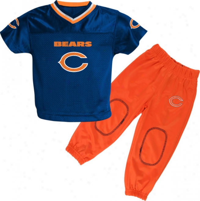 Chicago Bears Kid's 4-7 Football Jersey And Pant Set
