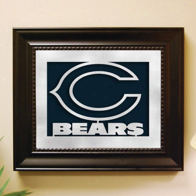 Chicagi Bears Laser Cut Logo Wall Art